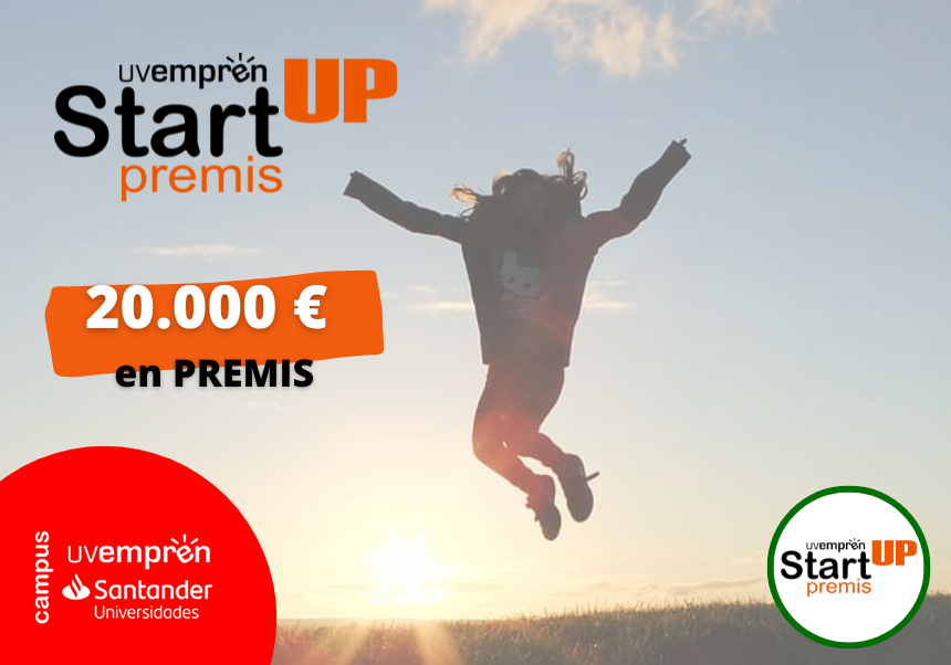 La Universitat de València y Santander Universidades convocan hasta 20.000 € en premios en una nueva edición del programa UVemprén StartUP Premis