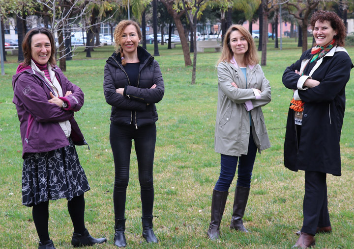 Rosa Isusi, Rocío Poveda, Mónica García Melón i Adela García-Aracil.