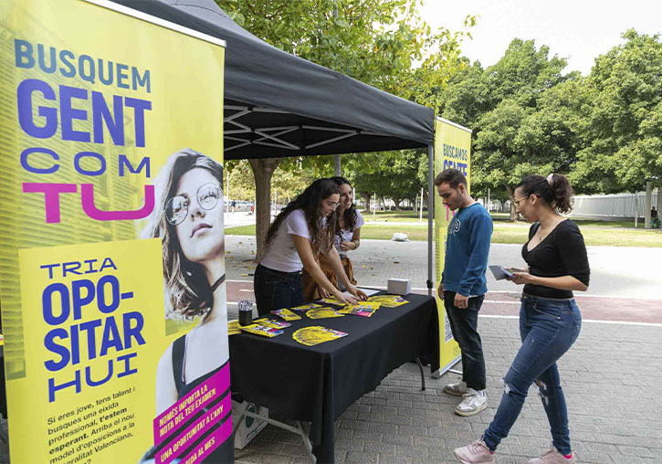 Feria de Empleo Público de la Generalitat Valenciana en la Universitat