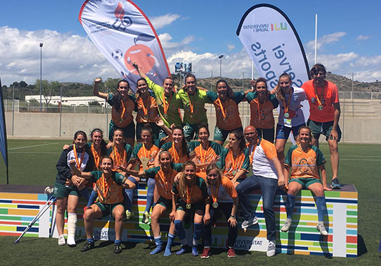 Selecció femenina de futbol.