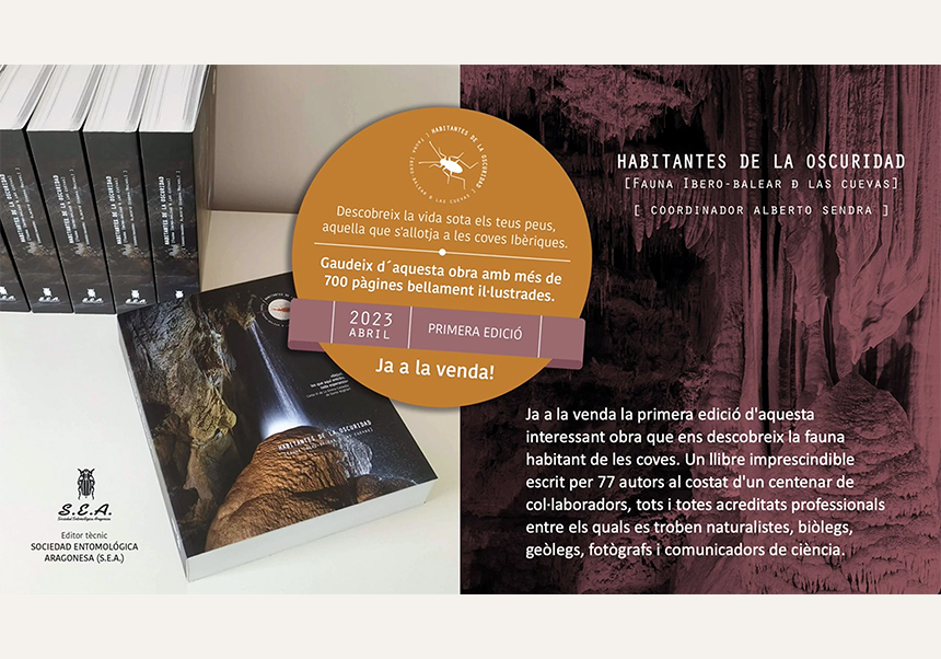 El llibre 'Habitantes de la oscuridad' ha aconseguit el premi al millor llibre de coves del món