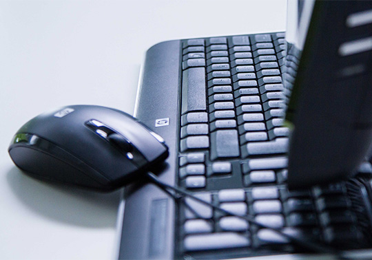 Image of the keyboard of a computer