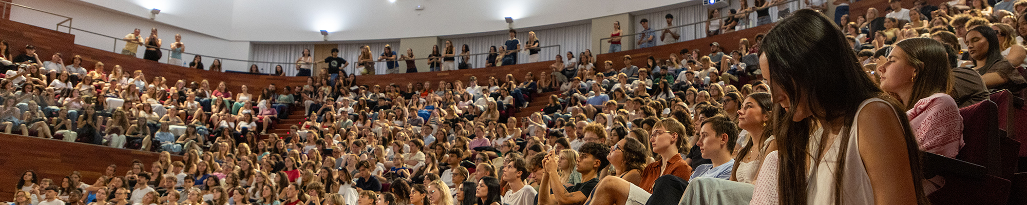 Aula Magna de Medicina durante una de las sesiones