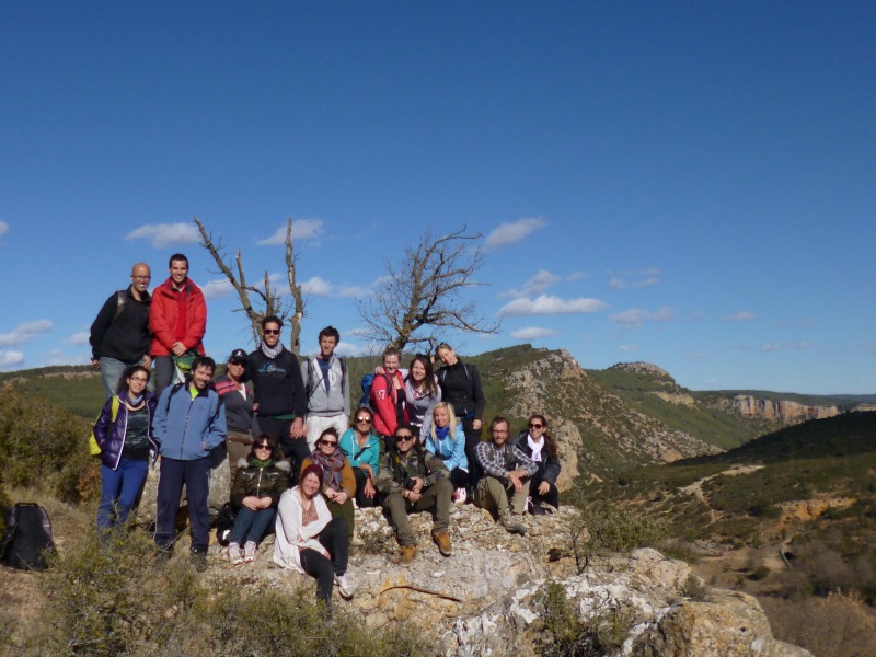 Excursión organizada para estudiantes erasmus a la sierra de Gúdar y a lo largo del río Mijares a su paso por el municipio de Rubielos de Mora