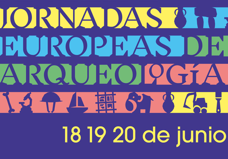 cartel jornadas europeas de arqueología.