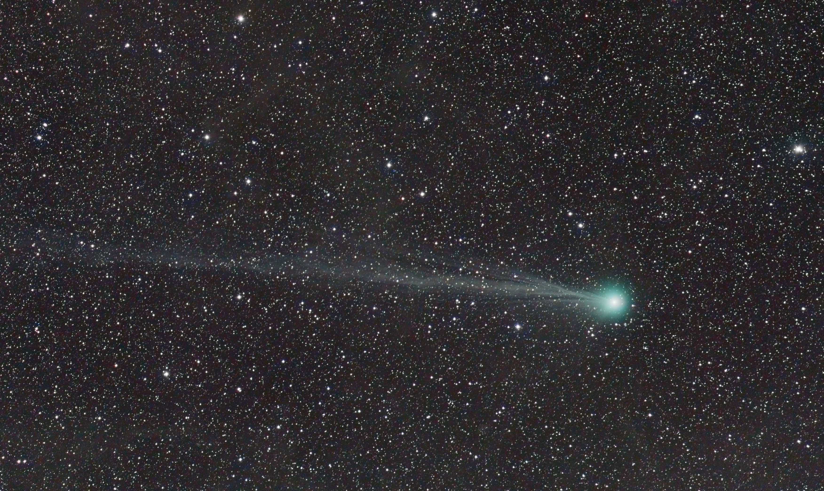 Fotografia cometa Lovejoy
