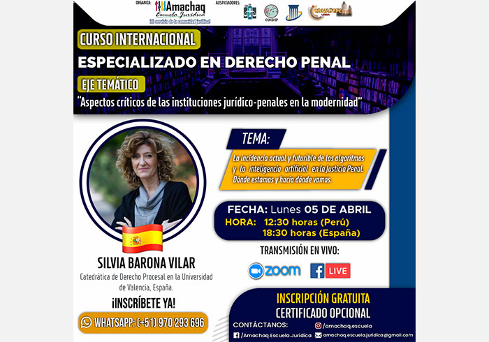 Seminari Internacional “Aspectos críticos de las instituciones jurídico-penales en la modernidad”