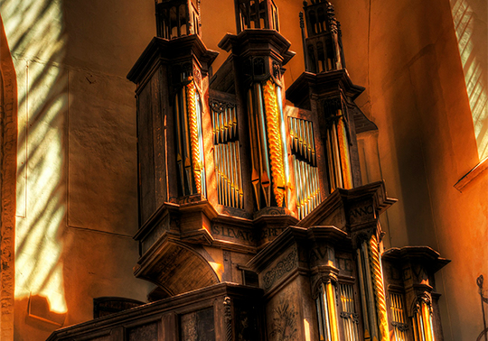 Musica antigua, órgano