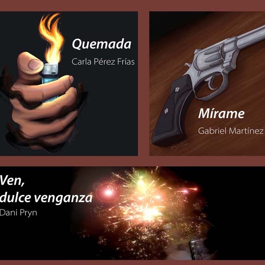 Un encenedor, una pistola i focs artificials