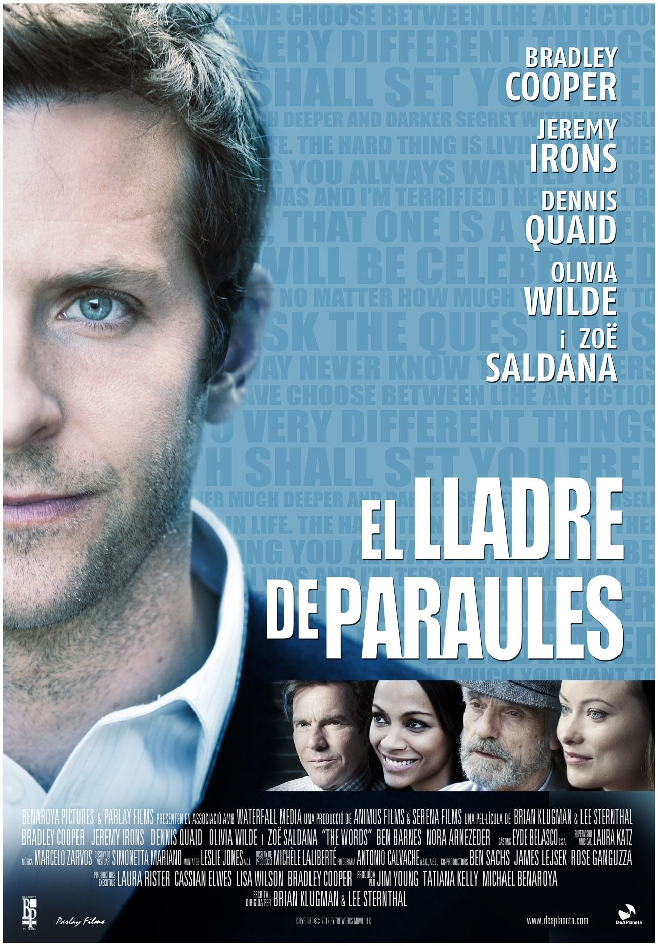 Cartel de la película El lladre de paraules