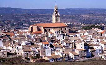Vista de la localidad de Enguera.