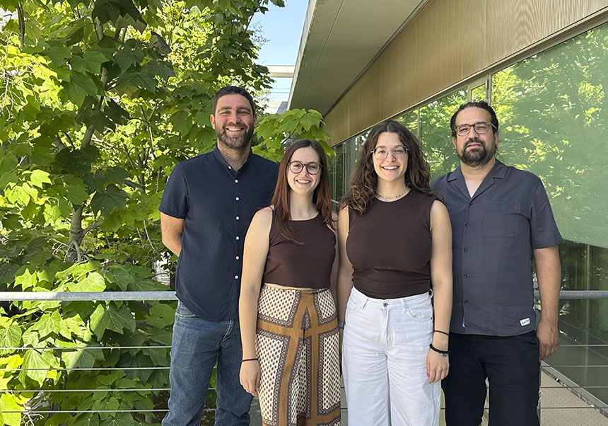 D'esquerra a dreta: Miguel Rodrigo, María Termerón, Giada S. Romitti i Alejandro Liberos.