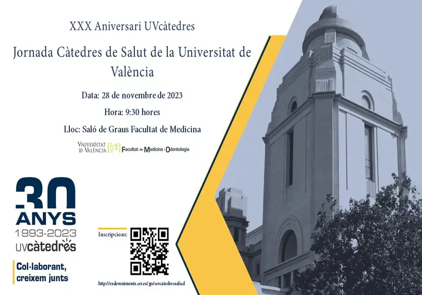 CONMEMORACIÓN DEL XXX ANIVERSARIO DE LAS CÁTEDRAS DE LA UNIVERSITAT DE VALÈNCIA