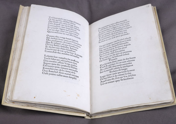 'Trobes en lahors de la Verge Maria'.
