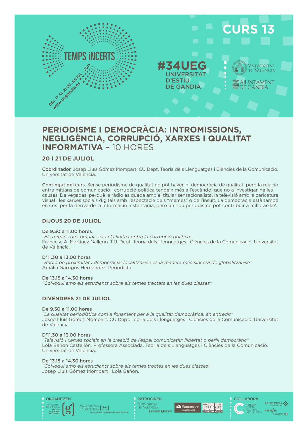 Cartel del curso