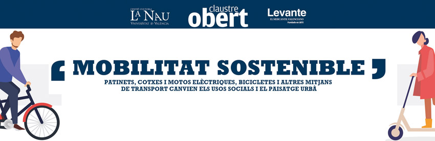 Mobilitat sostenible. Taula redona. Claustre Obert. 14/10/2019. Centre Cultural La Nau. 19.00h