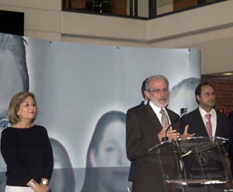 De izquierda a derecha, Rosa Marín, Esteban Morcillo y Vicent Soler.