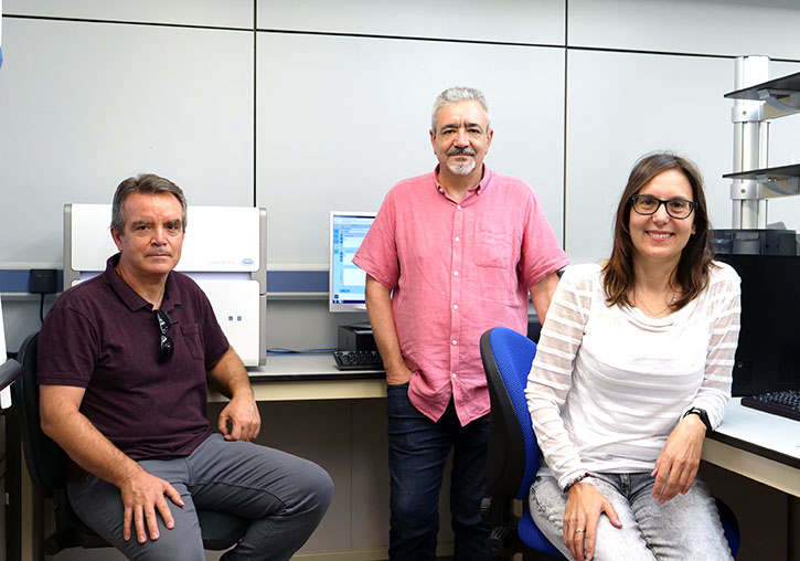 Des de la izquierda, Vicente Arnau, Wladimiro Díaz, Carmen Ivorra