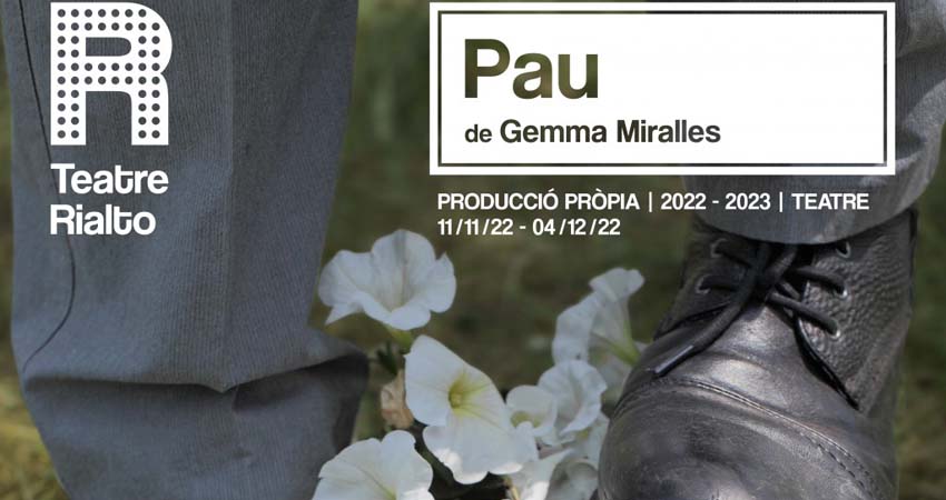 Cartel. Unos pies pisando flores