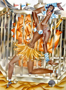 Bailarina de la exposición 'Kembo'.