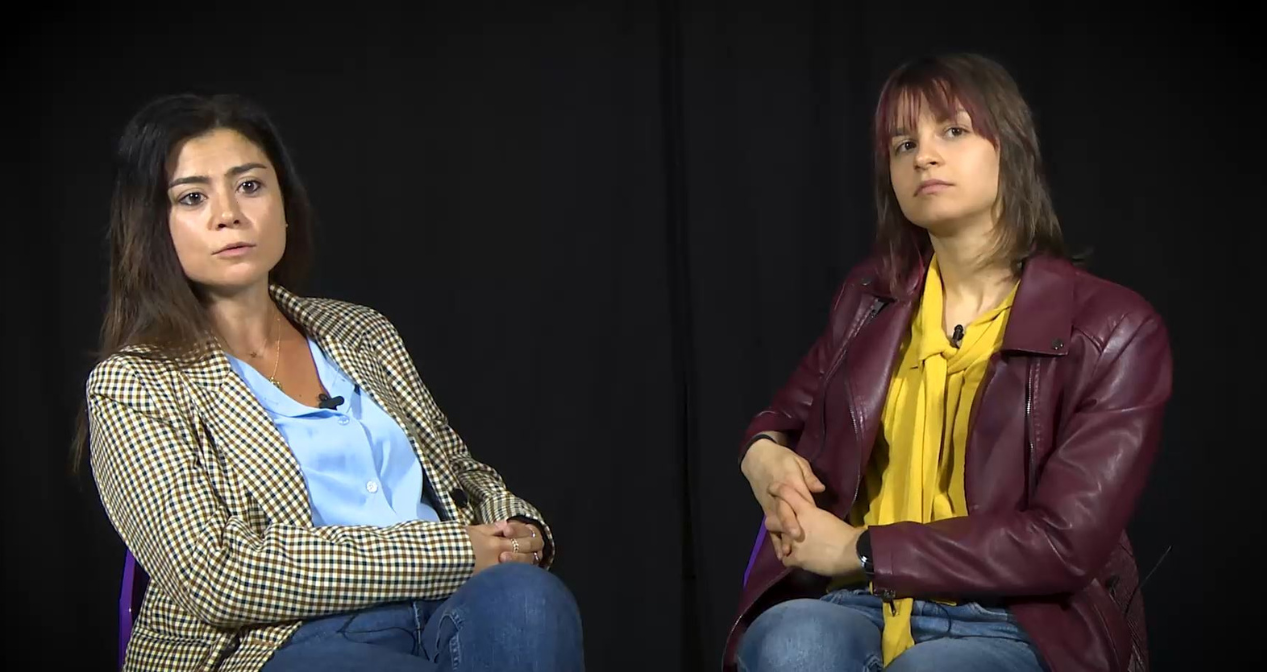 Nuria Lorente y Sara Badía