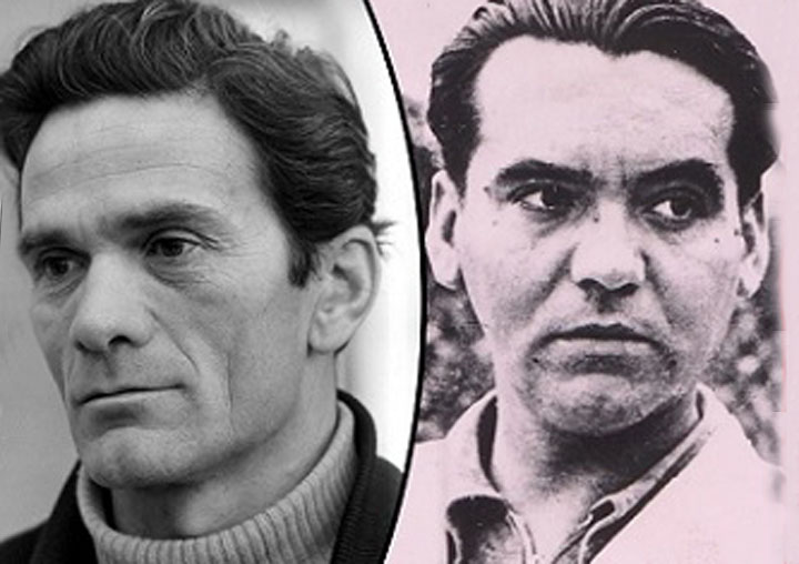 Pier Paolo Pasolini, Federico García Lorca.