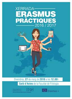S'OBRE LA CONVOCATÒRIA PER A ERASMUS PRÀCTIQUES 2016-2017