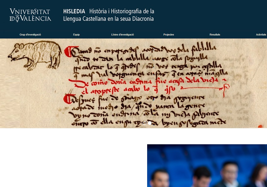 Portada de la nueva web.