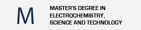 Master's Degree in Electrochemistry, Science and Technology