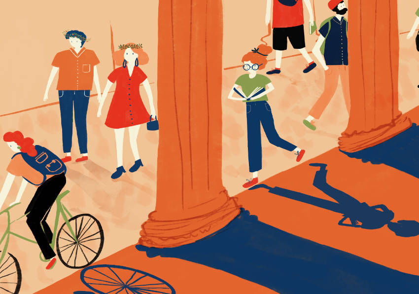 Fragment del cartell del Desembre Europeu 2024 'Ciao Bologna'.