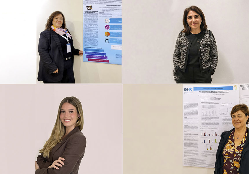 Arriba: Rosa Trenado (izquierda), Vicenta Cervelló (derecha). Bajo: Julia Justicia (izquierda), Asunción Colás (derecha).