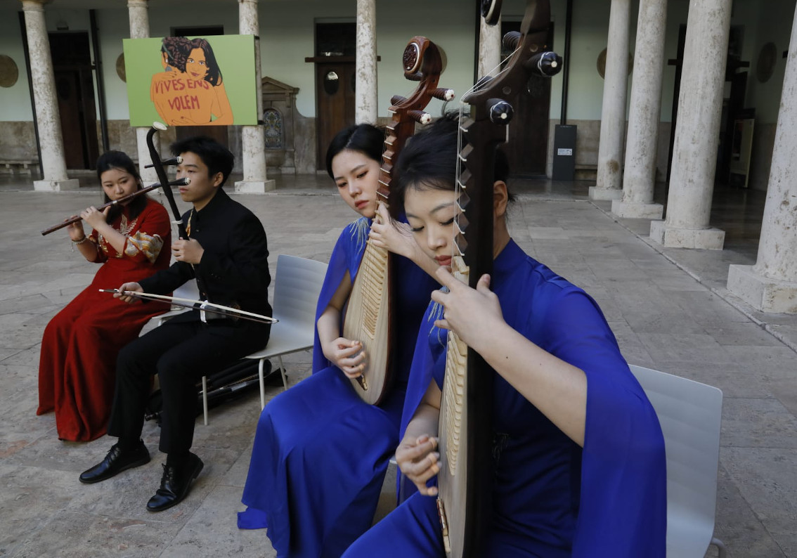 A performance during the event