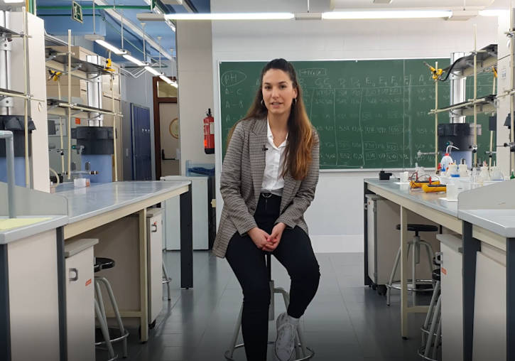 María Alcañiz, graduada en Química per la Universitat de València.