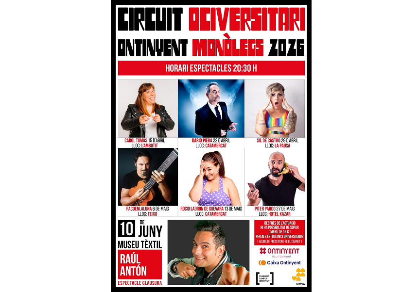 Cartell dels monòlegs