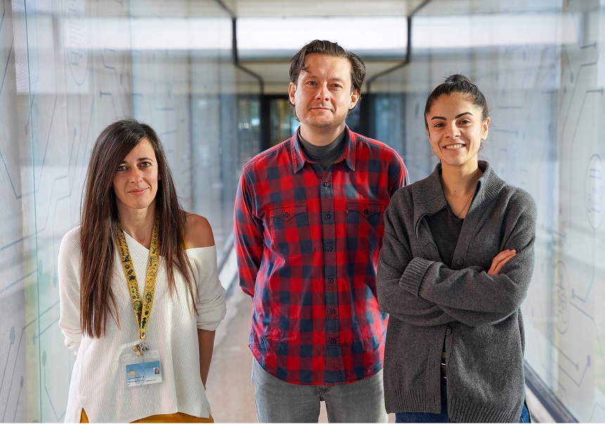 De izquierda a derecha: Natalia Muñoz, Carlos Martí Gastaldo y Clara Chinchilla.