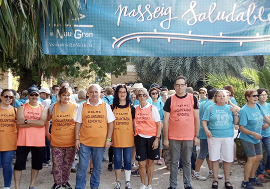 Participants en el passeig saludable 2019