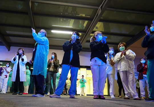 Health Staff at La Fe Hospital