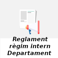 Reglament de règim intern del Departament