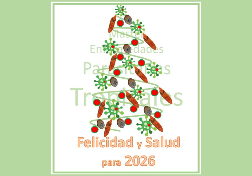 El equipo del Máster de Enfermedades Parasitarias UV os desea felices fiestas 2025