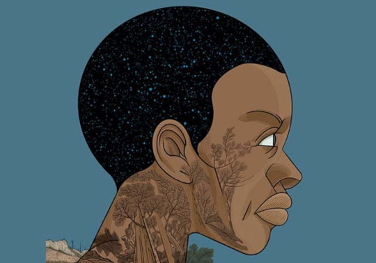 Detall d'imatge de la portada de 'El cielo en la cabeza'.
