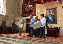 El titulado de la ETSE-UV, Miguel Ángel Gambín galardonado con el premio Capitanía General de Valencia a los mejores expedientes 2016-2017