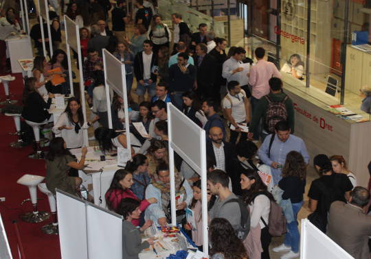 Foro de Empleo de la Universitat de València en 2017.