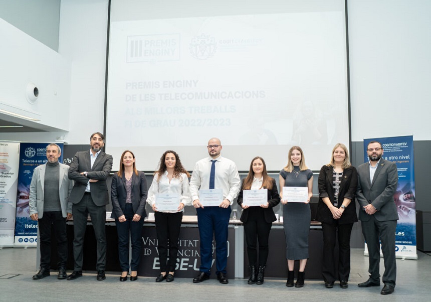 «III Edició Premis Enginy de les Telecomunicacions» celebrada en la ETSE-UV