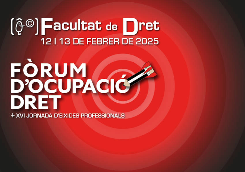 Imagen gráfica del Foro de la Facultat de Dret.