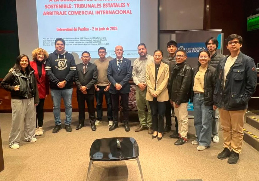Carlos Esplugues at the University of the Pacific