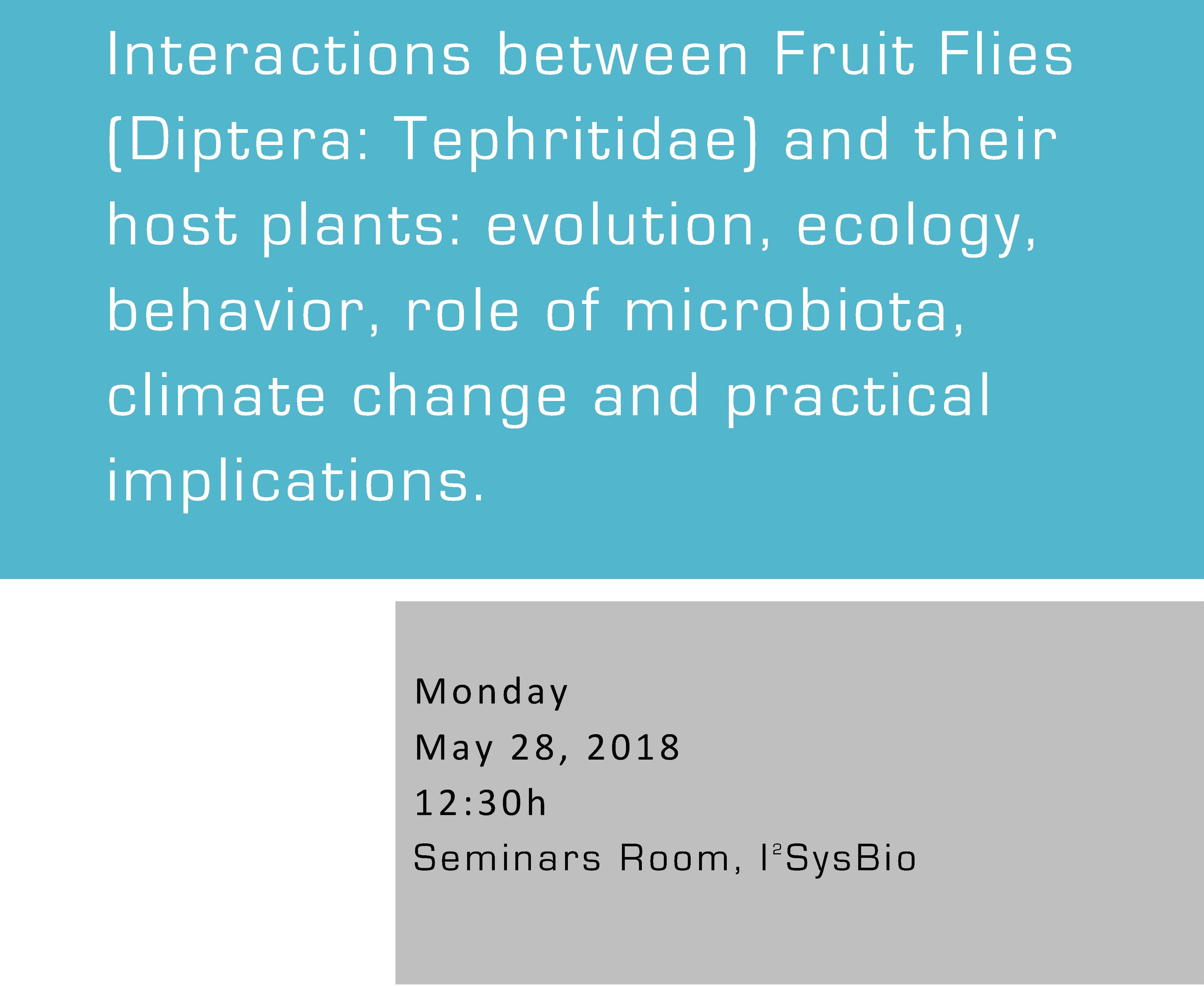 Interactions between Fruit Flies (Diptera: Tephritidae) and their host plants: evolution, ecology, behavior, role of microbiota, climate change and practical implications