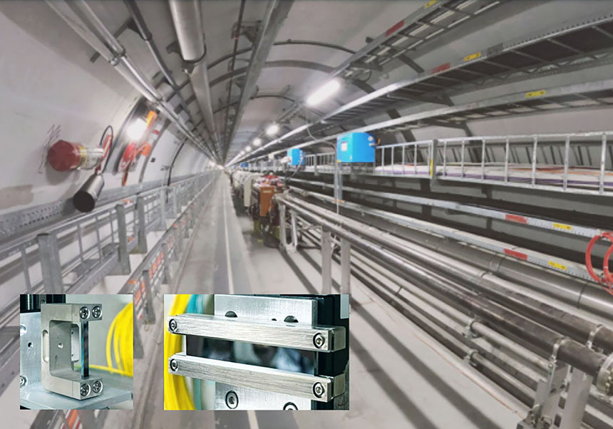 Imatge del túnel del LHC en el qual s'instal·larà TWOCRYST