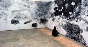 Una de les obres de la mostra de dibuixos de Bingyi.