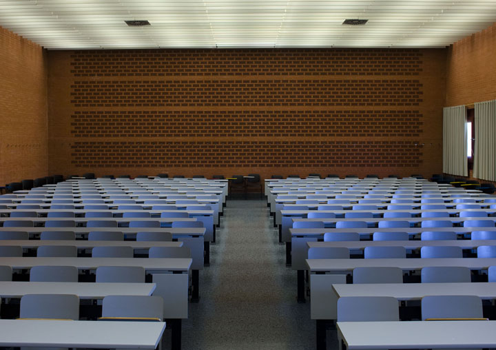 Aula de la Universitat de València.