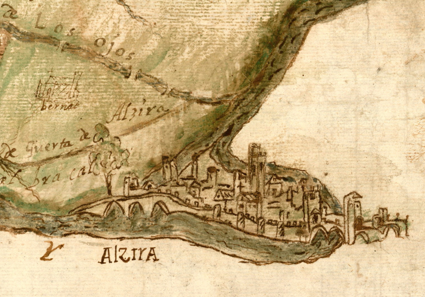 Mapa de Alzira.